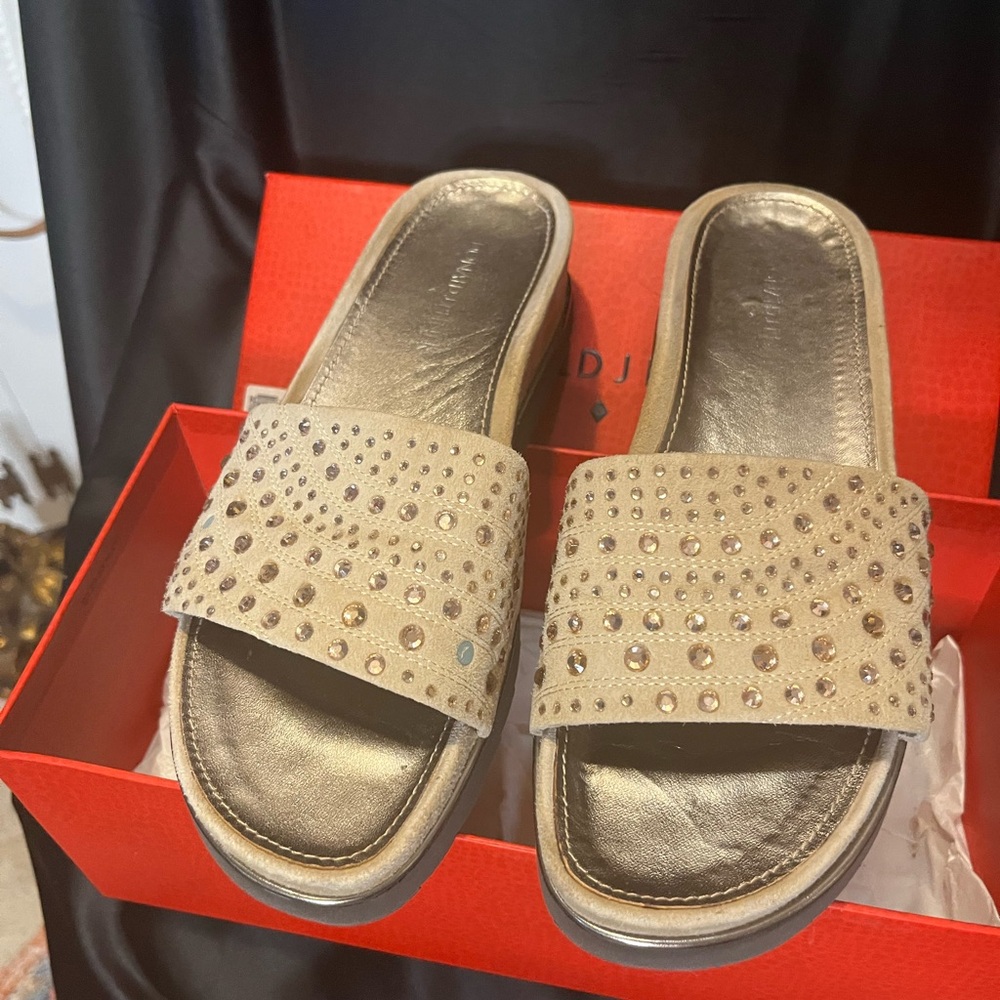Donald J. Pliner crystal Studded Sandals
